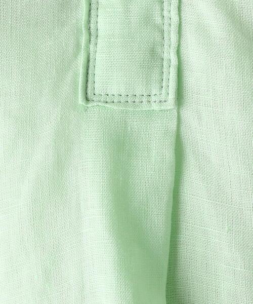 JET（ジェット）の「◆【ウォッシャブル】フレンチリネンVネックブラウス（シャツ/ブラウス・レディース・ホワイト/チャコールグレー/ライトグリーン/ベージュ/ライトオレンジ系/パープル系4/レモンイエロー・80/04）」の22枚目の写真