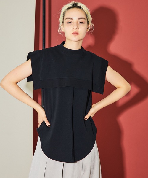 INella（イネラ）の「【INella(イネラ)】セパレートセーラーTEE（Tシャツ/カットソー・レディース・ブラック/イエロー/ホワイト・FREE）」の3枚目の写真