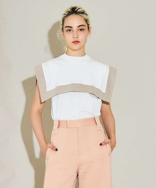 INella（イネラ）の「【INella(イネラ)】セパレートセーラーTEE（Tシャツ/カットソー・レディース・ブラック/イエロー/ホワイト・FREE）」の4枚目の写真