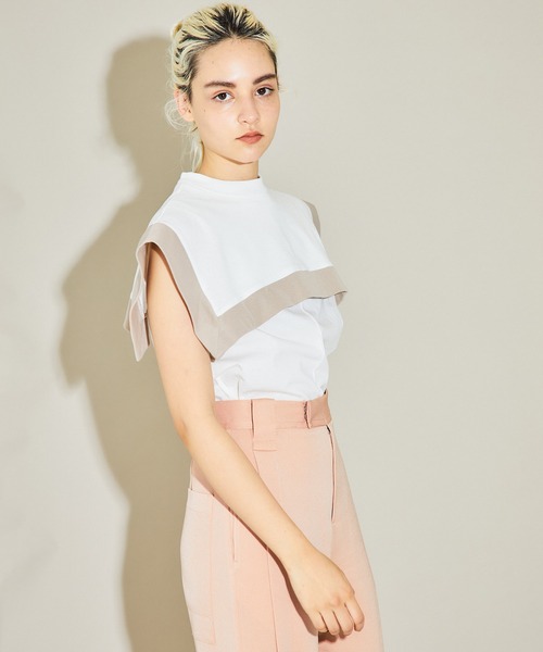 INella（イネラ）の「【INella(イネラ)】セパレートセーラーTEE（Tシャツ/カットソー・レディース・ブラック/イエロー/ホワイト・FREE）」の11枚目の写真