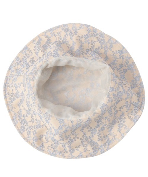 EIMY ISTOIRE（エイミーイストワール）の「ソフトレースシアーバケットハット（ハット・レディース・ラベンダー/ブラック/ブルー・FREE）」の14枚目の写真