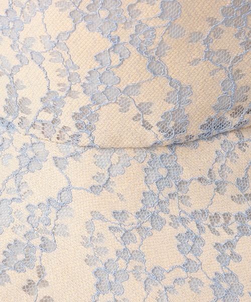 EIMY ISTOIRE（エイミーイストワール）の「ソフトレースシアーバケットハット（ハット・レディース・ラベンダー/ブラック/ブルー・FREE）」の15枚目の写真