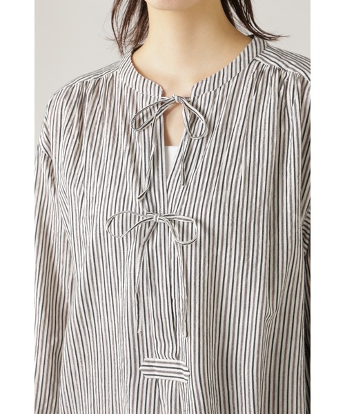 sara mallika（サラ マリカ）の「(Sara mallika)ストライプワンピース  