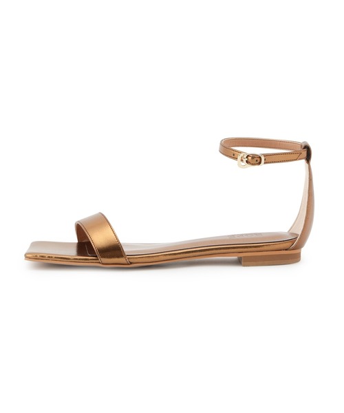 ROPE'（ロペ）の「スクエアフラットサンダル（サンダル・レディース・シルバー/その他1・37.5/36.5/35.5）」の3枚目の写真