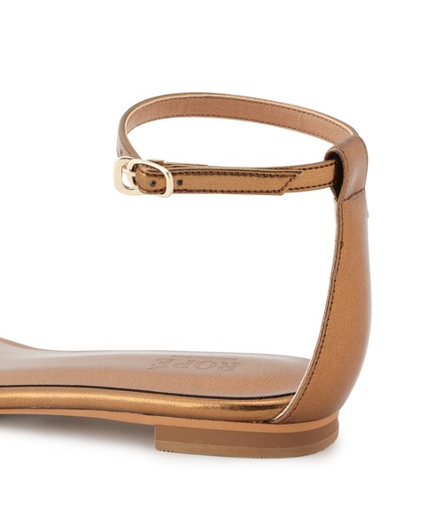 ROPE'（ロペ）の「スクエアフラットサンダル（サンダル・レディース・シルバー/その他1・37.5/36.5/35.5）」の5枚目の写真