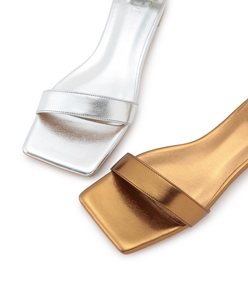 ROPE'（ロペ）の「スクエアフラットサンダル（サンダル・レディース・シルバー/その他1・37.5/36.5/35.5）」の7枚目の写真