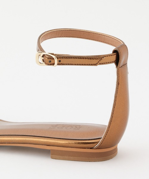 ROPE'（ロペ）の「スクエアフラットサンダル（サンダル・レディース・シルバー/その他1・37.5/36.5/35.5）」の11枚目の写真