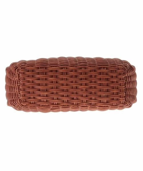 a.v.v（アーヴェヴェ）の「キンチャク付きカゴバッグ（かごバッグ・レディース・オレンジ系その他/ブラック・38）」の7枚目の写真