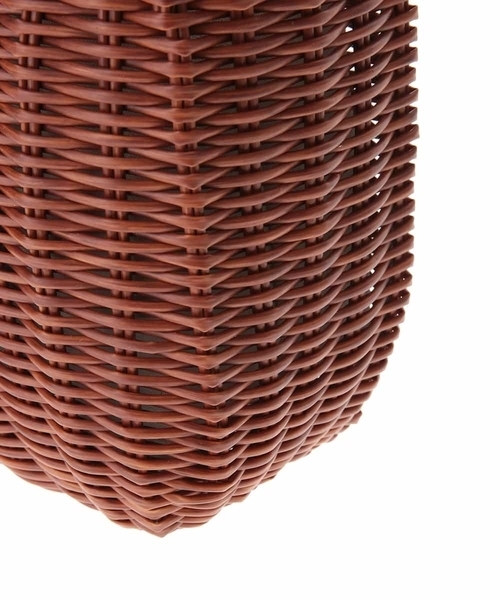 a.v.v（アーヴェヴェ）の「キンチャク付きカゴバッグ（かごバッグ・レディース・オレンジ系その他/ブラック・38）」の10枚目の写真