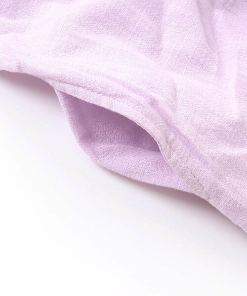 Seraph（セラフ）の「/シャツギャザーワンピース（ワンピース・キッズ・オフホワイト/ラベンダー/レッド・130/80/110/95/120/90/100/140）」の10枚目の写真