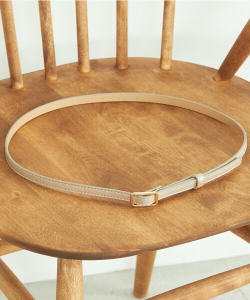 COMME CA ISM（コムサイズム）の「ピンレスベルト（ベルト・レディース・シルバー/オレンジ/マスタード/ガンメタ・FREE）」の3枚目の写真