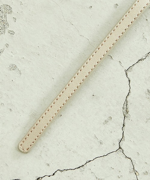 COMME CA ISM（コムサイズム）の「ピンレスベルト（ベルト・レディース・シルバー/オレンジ/マスタード/ガンメタ・FREE）」の6枚目の写真