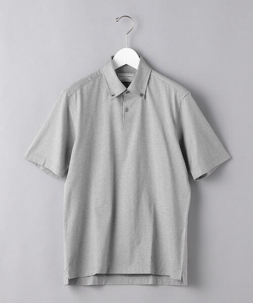 UNITED ARROWS（ユナイテッドアローズ）の「＜UNITED ARROWS＞ ファンクション ジャージー プルオーバー ショート ボタンダウン（ポロシャツ・メンズ・ホワイト/ネイビー/ライトブルー/ダークグレー・X-LARGE/MEDIUM/LARGE/SMALL）」の2枚目の写真