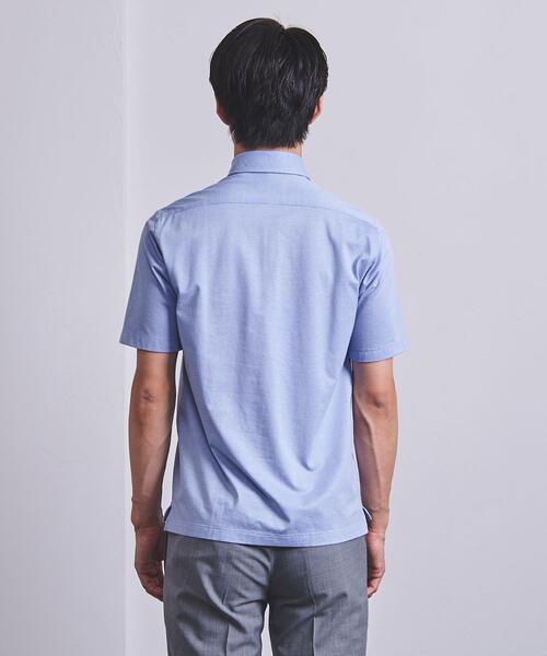 UNITED ARROWS（ユナイテッドアローズ）の「＜UNITED ARROWS＞ ファンクション ジャージー プルオーバー ショート ボタンダウン（ポロシャツ・メンズ・ホワイト/ネイビー/ライトブルー/ダークグレー・X-LARGE/MEDIUM/LARGE/SMALL）」の9枚目の写真