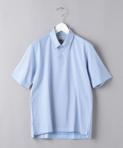 UNITED ARROWS（ユナイテッドアローズ）の「＜UNITED ARROWS＞ ファンクション ジャージー プルオーバー ショート ボタンダウン（ポロシャツ・メンズ・ホワイト/ネイビー/ライトブルー/ダークグレー・X-LARGE/MEDIUM/LARGE/SMALL）」の10枚目の写真