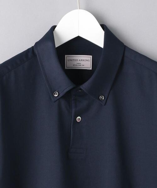 UNITED ARROWS（ユナイテッドアローズ）の「＜UNITED ARROWS＞ ファンクション ジャージー プルオーバー ショート ボタンダウン（ポロシャツ・メンズ・ホワイト/ネイビー/ライトブルー/ダークグレー・X-LARGE/MEDIUM/LARGE/SMALL）」の13枚目の写真