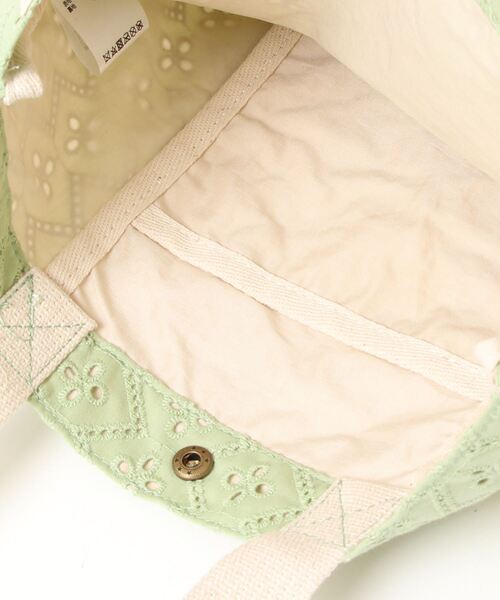 studio CLIP（スタディオクリップ）の「レースロゴトートバッグ（トートバッグ・レディース・ホワイト/イエロー/グリーン/ライトグリーン/ピンク・FREE）」の6枚目の写真
