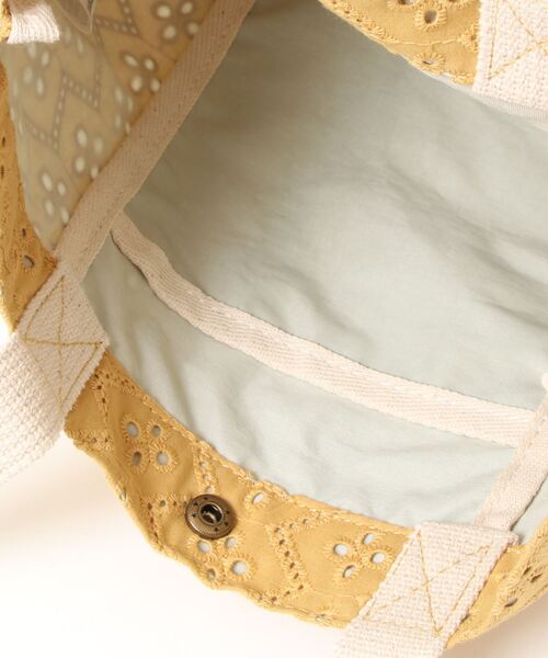 studio CLIP（スタディオクリップ）の「レースロゴトートバッグ（トートバッグ・レディース・ホワイト/イエロー/グリーン/ライトグリーン/ピンク・FREE）」の9枚目の写真