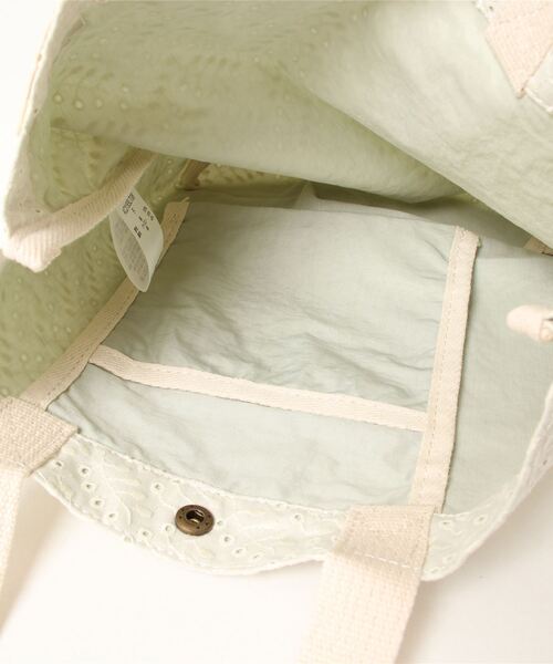 studio CLIP（スタディオクリップ）の「レースロゴトートバッグ（トートバッグ・レディース・ホワイト/イエロー/グリーン/ライトグリーン/ピンク・FREE）」の12枚目の写真