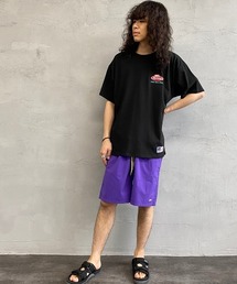 [LEE×JEANS FACTORY/リー×ジーンズファクトリー] 別注 アスレチックロゴショーツ