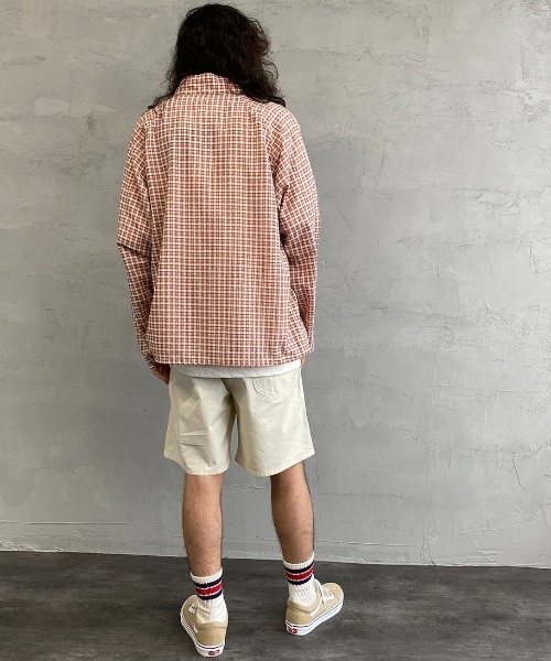 Lee（リー）の「[LEE×JEANS FACTORY/リー×ジーンズファクトリー] 別注 アスレチックロゴショーツ（その他パンツ・メンズ・ベージュ/アイボリー/パープル/イエロー/オリーブ/ブラック/ピンク・M/L）」の17枚目の写真