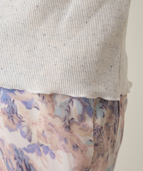 Kastane(カスタネ)の「ミックスカラーリブパフT(Tシャツ/カットソー・レディース・スカイブルー/アイボリー/グリーン/オレンジ・FREE)」の11枚目の写真