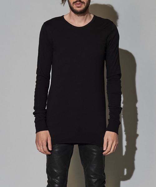 NO ID.（ノーアイディ）の「C天竺チェンジングシームロンT◇（Tシャツ/カットソー・メンズ・ブラック/グレー/ホワイト・1/2）」の6枚目の写真