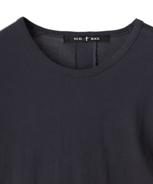 NO ID.（ノーアイディ）の「C天竺チェンジングシームロンT◇（Tシャツ/カットソー・メンズ・ブラック/グレー/ホワイト・1/2）」の9枚目の写真