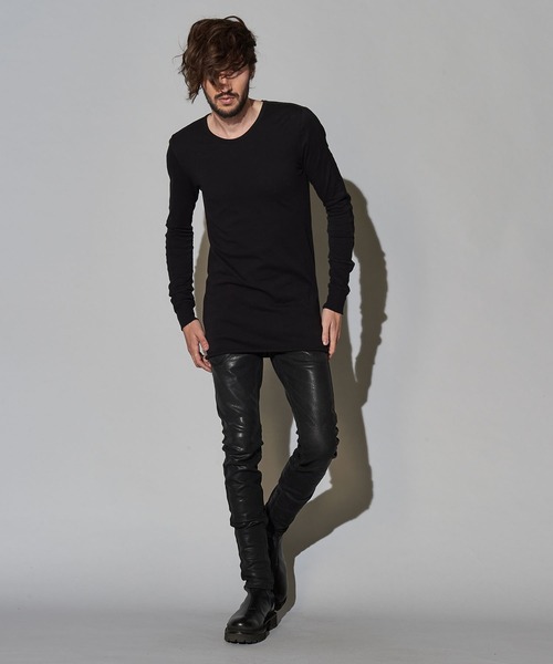 NO ID.（ノーアイディ）の「C天竺チェンジングシームロンT◇（Tシャツ/カットソー・メンズ・ブラック/グレー/ホワイト・1/2）」の15枚目の写真