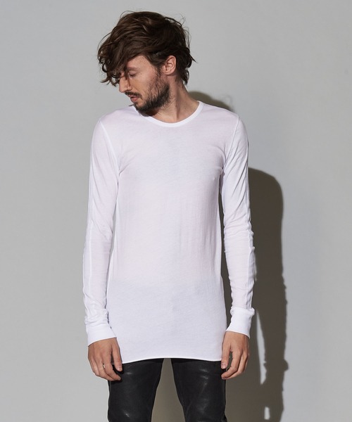 NO ID.（ノーアイディ）の「C天竺チェンジングシームロンT◇（Tシャツ/カットソー・メンズ・ブラック/グレー/ホワイト・1/2）」の16枚目の写真