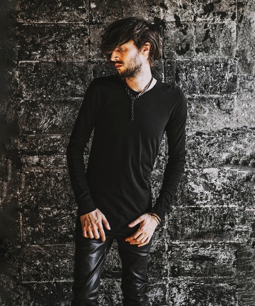 NO ID.（ノーアイディ）の「C天竺チェンジングシームロンT◇（Tシャツ/カットソー・メンズ・ブラック/グレー/ホワイト・1/2）」の20枚目の写真