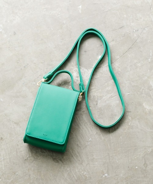 koe（コエ）の「スマホウォレットミニショルダーポーチ*（スマホケース/カバー・レディース・ブラック/イエロー/グリーン/オレンジ/アイボリー・FREE）」の4枚目の写真