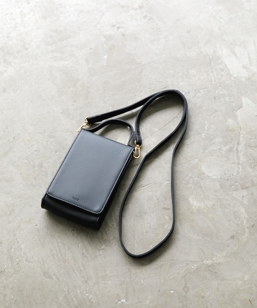 koe（コエ）の「スマホウォレットミニショルダーポーチ*（スマホケース/カバー・レディース・ブラック/イエロー/グリーン/オレンジ/アイボリー・FREE）」の3枚目の写真