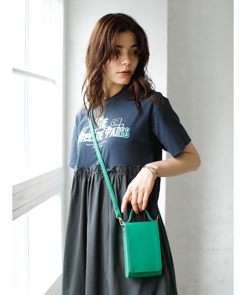 koe（コエ）の「スマホウォレットミニショルダーポーチ*（スマホケース/カバー・レディース・ブラック/イエロー/グリーン/オレンジ/アイボリー・FREE）」の9枚目の写真