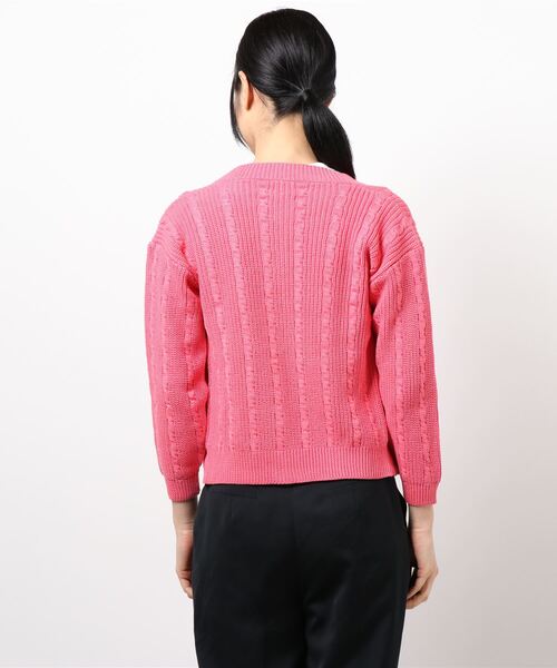 MADEMOISELLE ROPE'（マドモアゼル ロペ）の「【Tach Clothing】パオショートカーディガン（カーディガン/ボレロ・レディース・ピンク・FREE）」の12枚目の写真