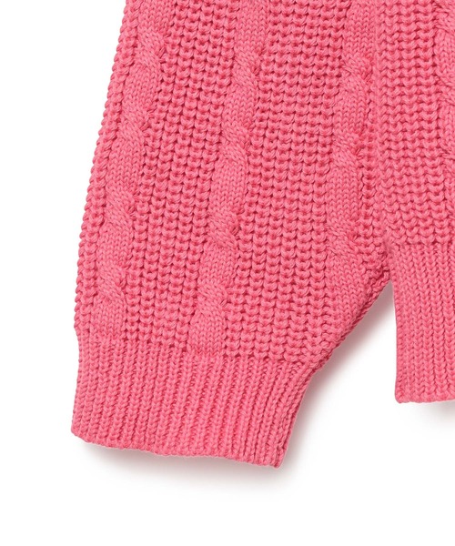 MADEMOISELLE ROPE'（マドモアゼル ロペ）の「【Tach Clothing】パオショートカーディガン（カーディガン/ボレロ・レディース・ピンク・FREE）」の5枚目の写真