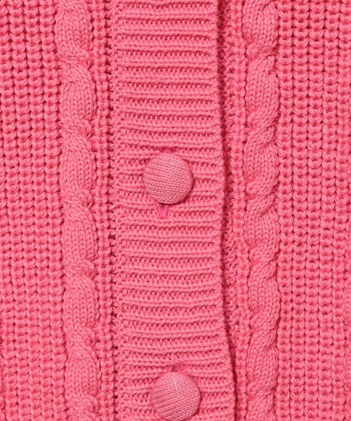 MADEMOISELLE ROPE'（マドモアゼル ロペ）の「【Tach Clothing】パオショートカーディガン（カーディガン/ボレロ・レディース・ピンク・FREE）」の6枚目の写真