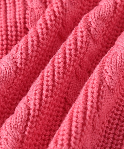 MADEMOISELLE ROPE'（マドモアゼル ロペ）の「【Tach Clothing】パオショートカーディガン（カーディガン/ボレロ・レディース・ピンク・FREE）」の9枚目の写真