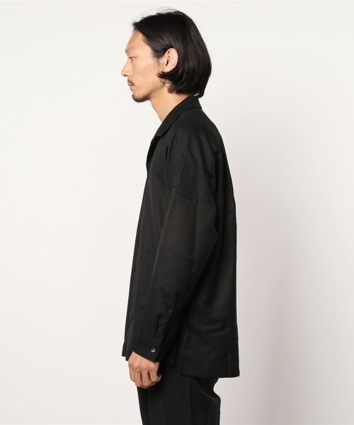 ATTACHMENT（アタッチメント）の「WOOL TWILL L/S SHIRTS（シャツ/ブラウス・メンズ・オフホワイト/ブラック/ブラウン・2/1/3）」の9枚目の写真