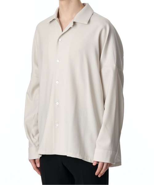 ATTACHMENT（アタッチメント）の「WOOL TWILL L/S SHIRTS（シャツ/ブラウス・メンズ・オフホワイト/ブラック/ブラウン・2/1/3）」の7枚目の写真