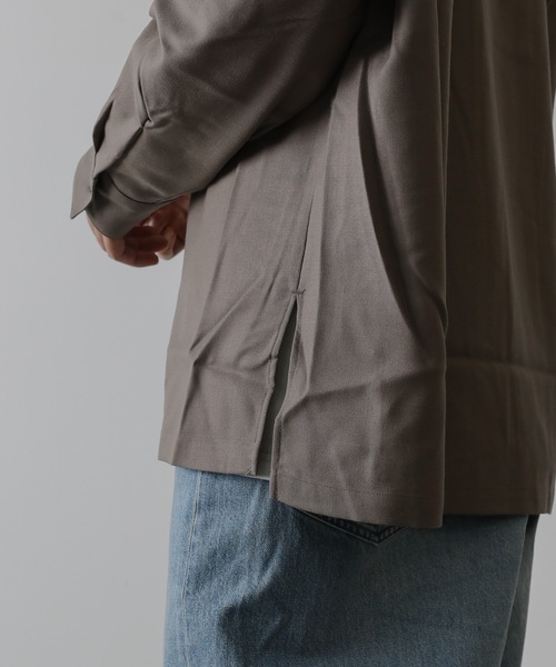 ATTACHMENT（アタッチメント）の「WOOL TWILL L/S SHIRTS（シャツ/ブラウス・メンズ・オフホワイト/ブラック/ブラウン・2/1/3）」の14枚目の写真