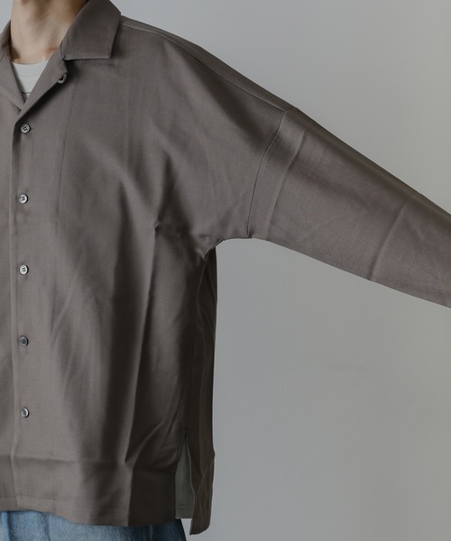 ATTACHMENT（アタッチメント）の「WOOL TWILL L/S SHIRTS（シャツ/ブラウス・メンズ・オフホワイト/ブラック/ブラウン・2/1/3）」の15枚目の写真