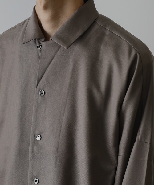 ATTACHMENT（アタッチメント）の「WOOL TWILL L/S SHIRTS（シャツ/ブラウス・メンズ・オフホワイト/ブラック/ブラウン・2/1/3）」の16枚目の写真