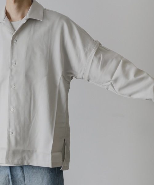 ATTACHMENT（アタッチメント）の「WOOL TWILL L/S SHIRTS（シャツ/ブラウス・メンズ・オフホワイト/ブラック/ブラウン・2/1/3）」の19枚目の写真