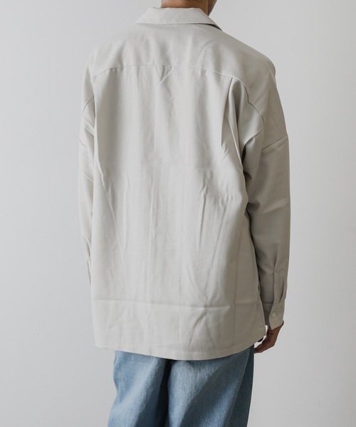 ATTACHMENT（アタッチメント）の「WOOL TWILL L/S SHIRTS（シャツ/ブラウス・メンズ・オフホワイト/ブラック/ブラウン・2/1/3）」の21枚目の写真
