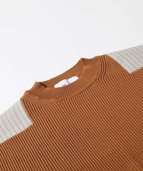 F/CE. （エフシーイー）の「F/CE. SHORT HUNTING KNIT PO / エフシーイー ショート ハンティング ニット プルオーバー（ニット/セーター・レディース・ベージュ/キャメル/ブラック・FREE）」の8枚目の写真