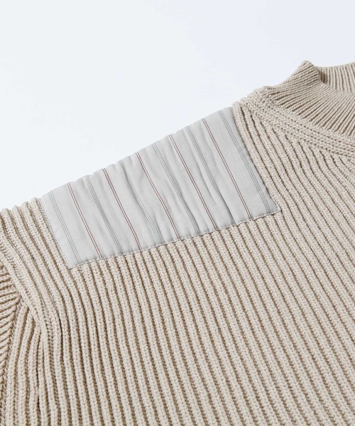 F/CE. （エフシーイー）の「F/CE. SHORT HUNTING KNIT PO / エフシーイー ショート ハンティング ニット プルオーバー（ニット/セーター・レディース・ベージュ/キャメル/ブラック・FREE）」の11枚目の写真