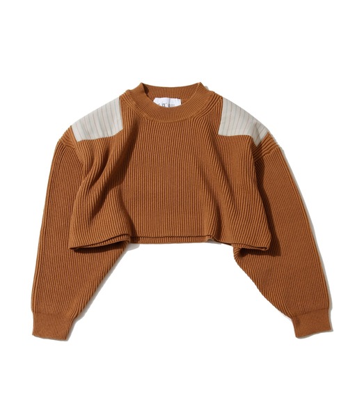 F/CE. （エフシーイー）の「F/CE. SHORT HUNTING KNIT PO / エフシーイー ショート ハンティング ニット プルオーバー（ニット/セーター・レディース・ベージュ/キャメル/ブラック・FREE）」の6枚目の写真
