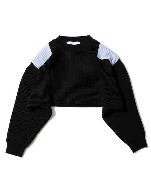 F/CE. （エフシーイー）の「F/CE. SHORT HUNTING KNIT PO / エフシーイー ショート ハンティング ニット プルオーバー（ニット/セーター・レディース・ベージュ/キャメル/ブラック・FREE）」の4枚目の写真