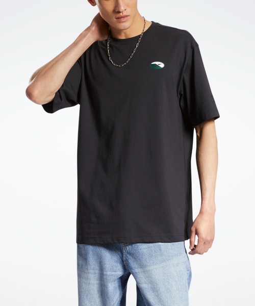 Reebok(リーボック)の「プレミアム ファンデーション ショートスリーブ Tシャツ / Premium-Foundation Short Sleeve T-Shirt(Tシャツ/カットソー・メンズ・ホワイト/ブラック/ゴールド系その他・SMALL/MEDIUM/LARGE/X-LARGE/XX-LARGE/X-SMALL/XXX-LARGE)」の2枚目の写真